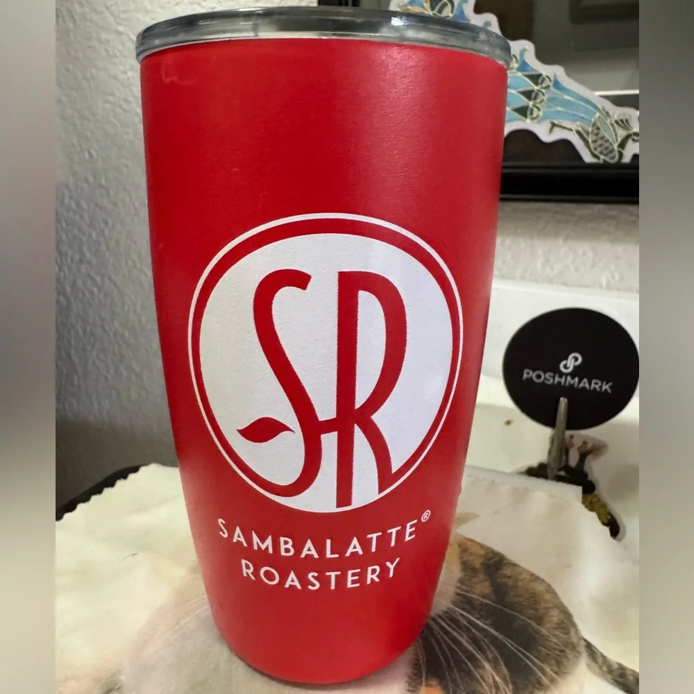 MiiR Sambaltte Roastery Red hot/cold 8oz Tumbler - NWT comes in box Super Cute🥤